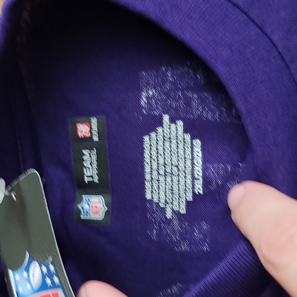 Baltimore Ravens team apparel heavey jersey style shirt - Picture 3 of 5